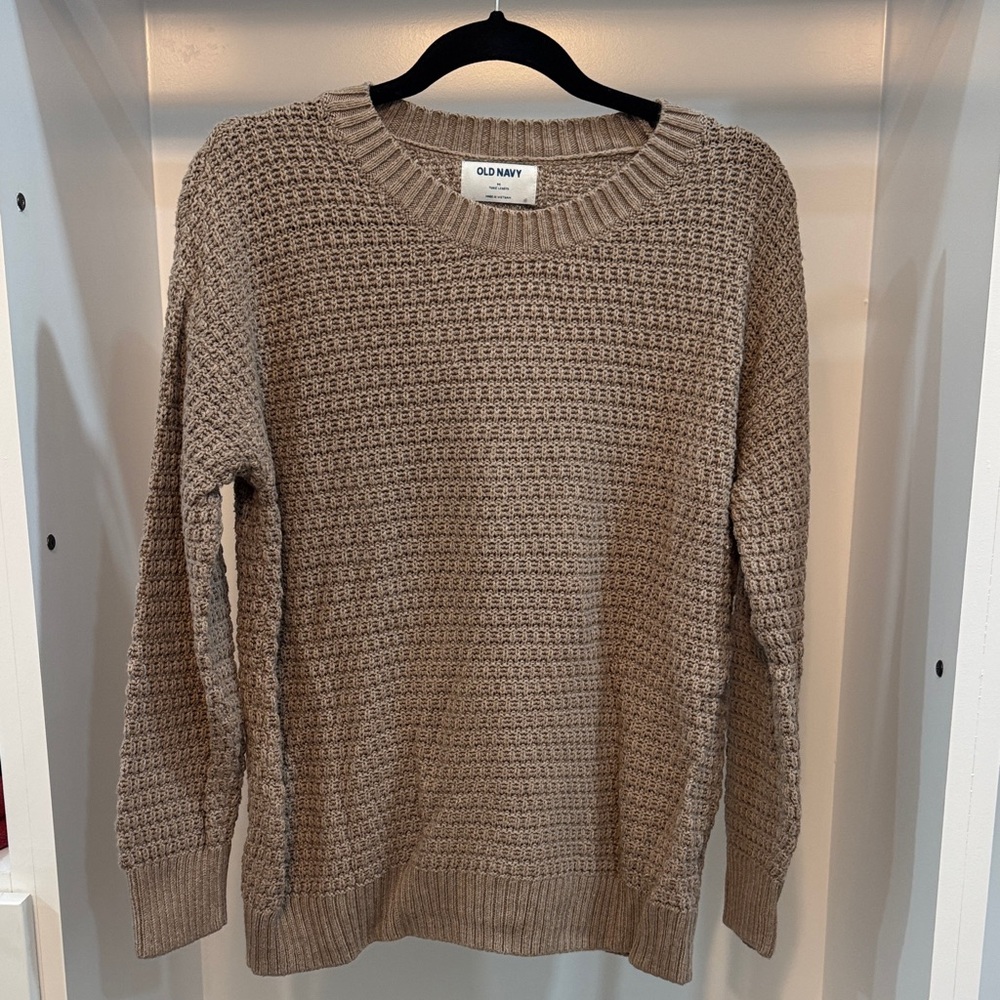 Old Navy Women's Textured Beige Sweater